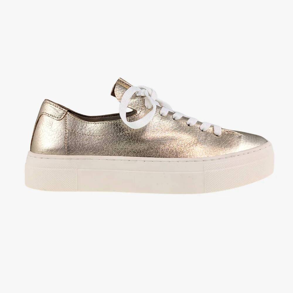 NEW ATELIERS women's vince sneakers in gold